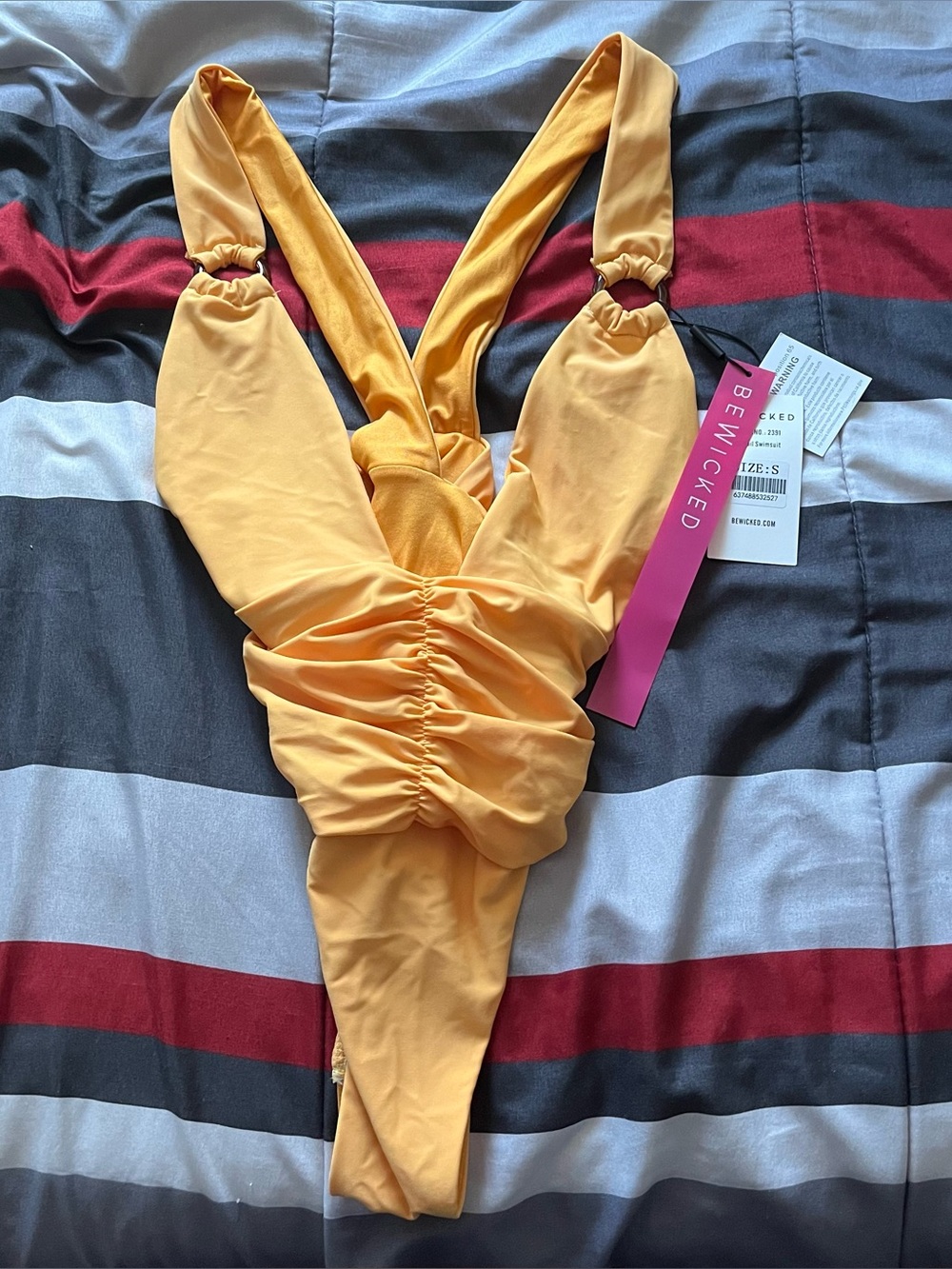 Women’s Yellow One-Piece Swimsuit